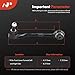 A-Premium 2 x Front Forward Lower Control Arm, with Ball Joint & Bushing, Compatible with BMW 328i xDrive 2009-2013, 335i xDrive 2009-2013, 328xi 2007-2008, 335xi 2007-2008, X1 2012-2014