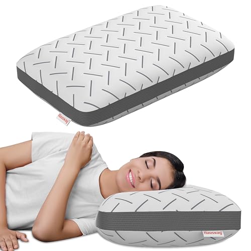 Image of Cool Gel Memory Foam Pillow, 5.5 Inch Thick Orthopedic Cushion for Sleeping | 2 Years Warranty | with Removable Washable Cover - Pack of 1