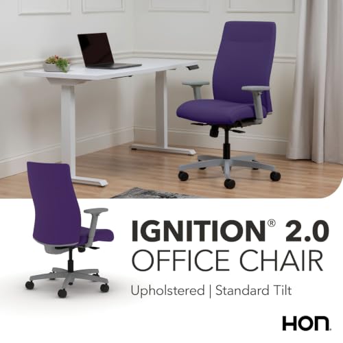 Image of HON Ignition 2.0 Ergonomic Office Chair, Lumbar Support, Desk Chair, Iris