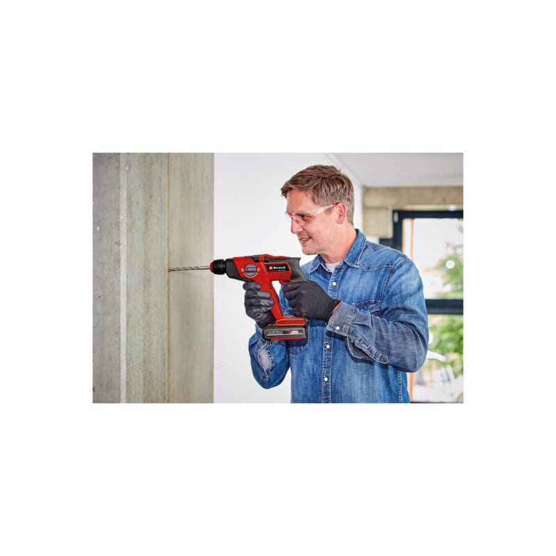 Pack EINHELL 18V Power X-Change - Bohrhammer - Schlagbohrschrauber - 2 x 4.0Ah Akku - Schnellladegerät - Werkzeugtasche – Bild 3