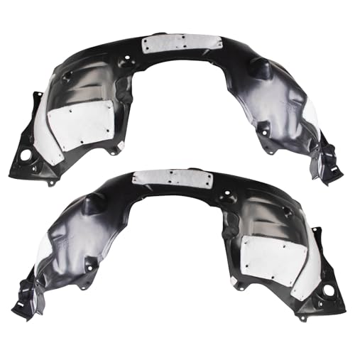 Image of TRQ Front Inner Fender Liner Set Compatible with 2019-2022 Toyota Avalon TO1248225 TO1249225