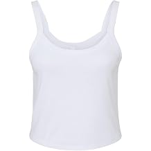 BELLA + CANVAS Womens Micro Rib Spaghetti Strap Tank