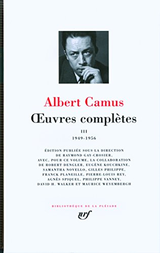  Oeuvres complètes: Tome 3, 1949-1956