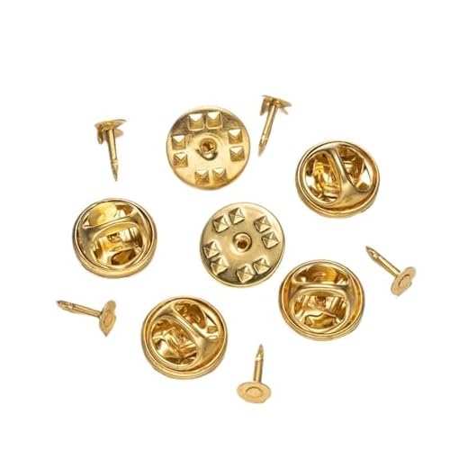 Black Rubber Brooch Pin Backs Bulk