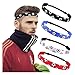 AWHZngE 2pcs Football Headband Sweatband Sports Stretch Elastic Women Yoga Running Hair Band for Men Sport Headband for Running, Yoga(Purple)