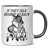 Taza Te Humor De Pedos - Diseño De Dibujos Animados De Mafioso Shhh Divertido Taza Café Vintage Tazas De Desayuno Para Oficina Familiare Decorar