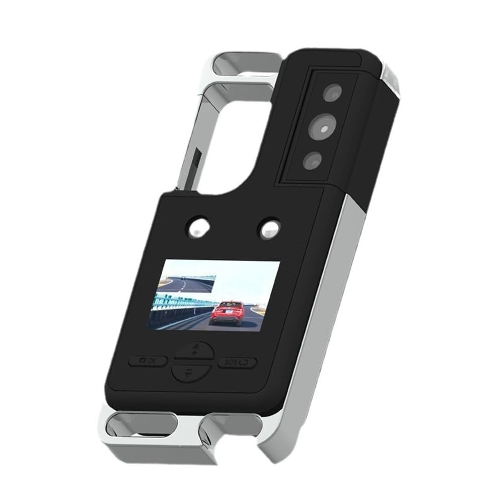 Osmond Mini Cámara HD 2K con para Iluminación Exterior, Videocámara Deportiva 1080P, Grabadora de Video con Clip Trasero Impermeable para Motocicletas