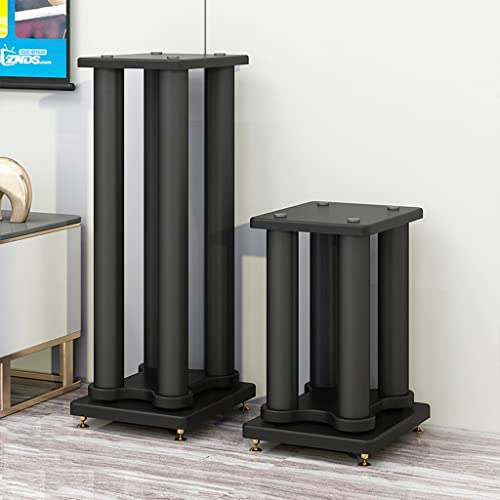 Support d'enceintes éliminant les vibrations sur bureau en bois - 4