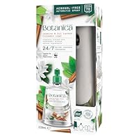 Botanica Automatic Spray Jasmine & Sri Lankan Cinnamon Leaf Starter Kit 228mL