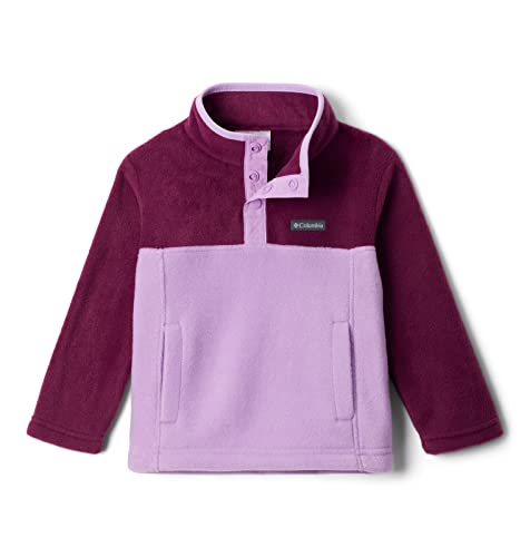 Columbia Macacão unissex infantil Steens Mountain de 1/4 de pressão, gumdrop/marionberry, 2T