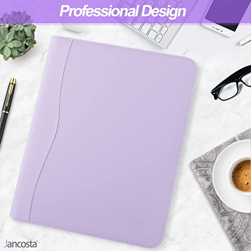 Jancosta 1 Pack Business Padfolio Portfolio With Letter Size Writing Notepads (New Lilac1 Paack) #TOP5