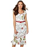 Farblich abgesetzter Taillengürtel im Lieferumfang enthalten.