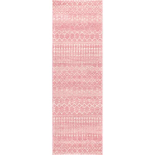 Nuloom Moroccan Blythe Runner Rug, 2' 6" X 6', Pink #TOP2