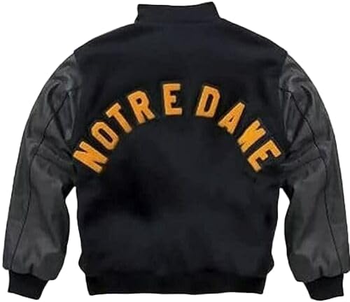 Notre Dame Fighting Irish Rudy Varsity Bomber Jacket - Iconic Game Day Style
