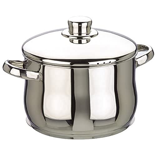 Olla Alta Con Tapa 24Cm Oslo Inoxidable. - Ibili En Oferta Ibili Olla Con Tapa Inox Oslo 24 Cms, Acero Inoxidable