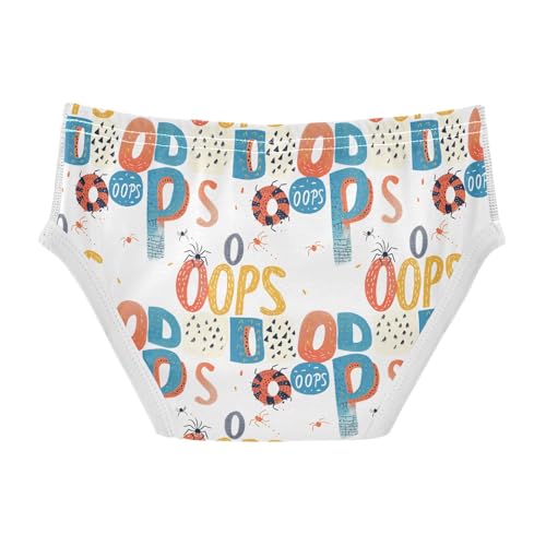 visesunny Boys Potty Training Underwear Handpainted Oops Spider Breathe Cotton Briefs Size 2T-8Y for Toddler2