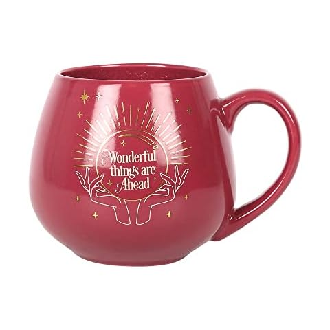 Jones Home and Gift FT_44931 Colour Changing Mug | Fortune Teller | 1 Piece | Pink | 300 ml Cover