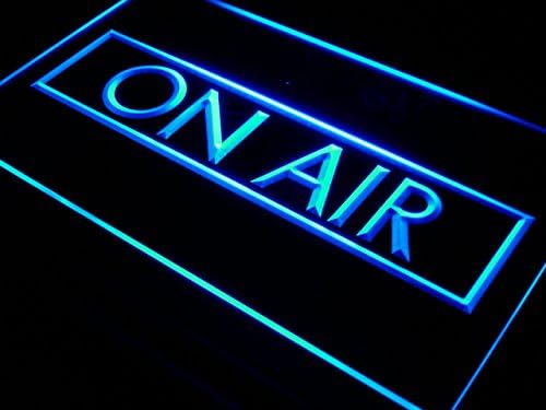 ADVPRO On Air Recording Studio Bar Beer LED Neon Sign Blue 24 x 16 Inches st4s64-i480-b