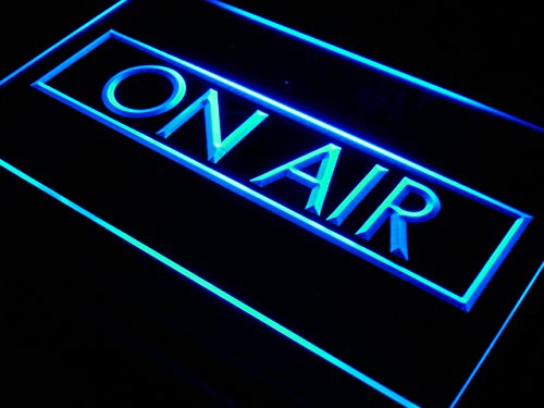 ADVPRO On Air Recording Studio Bar Beer LED Neon Sign Blue 16 x 12 Inches st4s43-i480-b