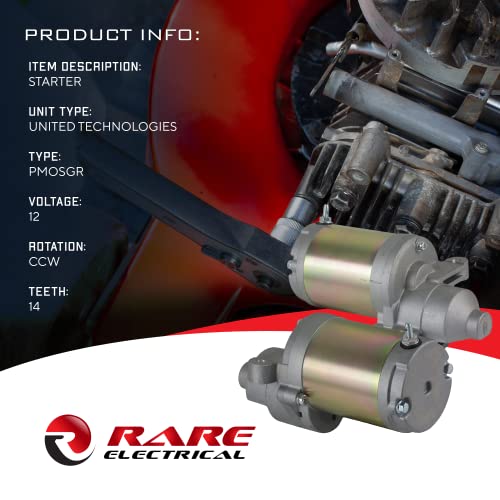 Rareelectrical New 12V Starter Compatible With Craftsman Riding Mower By Part Numbers 75112207 951-12207 #TOP3