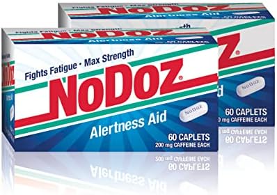 NoDoz 200mg Caffeine Pills Maximum Strength, 120 Caplets