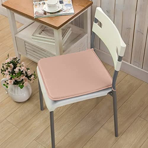Tunkence Solid Chair Pad Chair Pad Covers Square Strap Garden Chair Pads Seat Cushion For Outdoor Bistros Stool Patio Dining Room For Kitchen Dining Room 15X15 Inch #TOP3