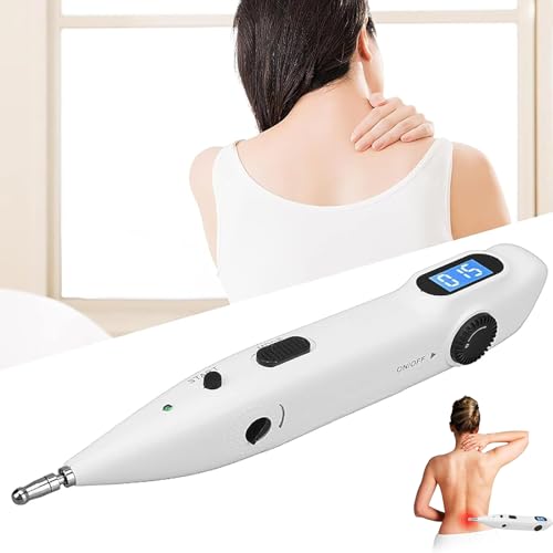 TsoLay Elektroakupunkturgerät, Meridian-Massagestift, Wiederaufladbarer...