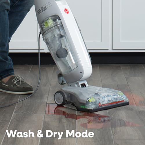 Image of Hoover Floormate Lux Hard Floor Cleaner Machine, Lightweight Cleaning Machine, Floor Scrubber with Spin Scrub Brushes, Wash & Dry Mode, Ideal for Hardwood, Vinyl, Tile, Laminate, FH44110V, Gen 2