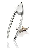 Garlic-Xpress, Innovative Modern Danish Design “No Holes” Garlic Press with Unique Flip Back Chamber for Easy Cleaning. Master Chef Quality, Made Of Chrome Plated Zinc Alloy by Vagnbys