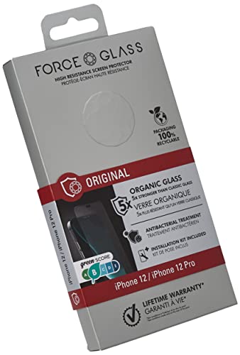 Protection d'écran Forceglass pour iPhone 12 et 12 Pro - vue 2