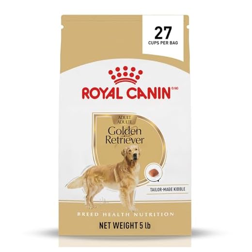 Royal Canin Breed Health Nutrition Golden Retriever Adult Dry Dog Food, 5 lb Bag