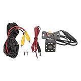 DriKou Rückfahrkamera HD 8 LED-Licht, Nachtsicht, dynamische Flugbahn, Rückfahrkamera für Fahrzeuge