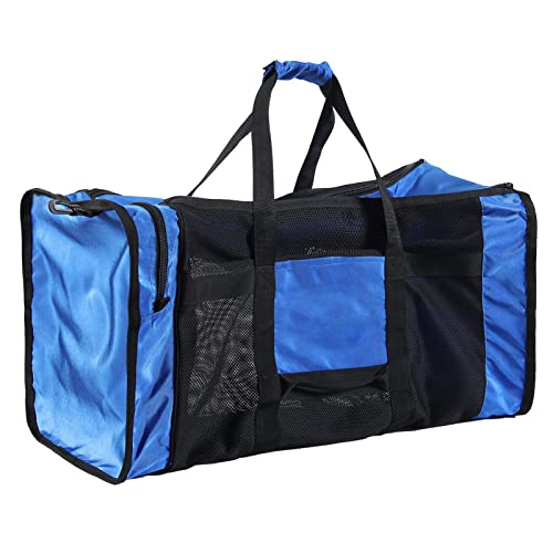 Sac de plongée 100L en filet grand format pour équipement de natation et plage