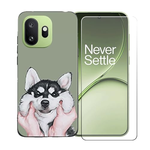 CongJiaLingXi�P�[�X�K�p �� OnePlus 15T (6.32") �K�p �� �d�����ꂽ�K���X�X�N���[���v���e�N�^�[�A�_�炩���V���R�[���V�F���o���p�[�h�Ռ�TPU�ی�J�o�[�������,LLM8