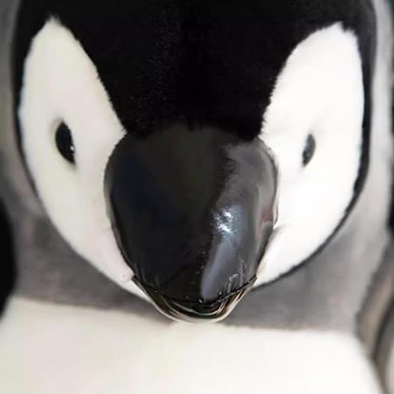 Image of Penguin Soft Toy - 20 cm | Cute Stuffed Penguin Teddy Bear for Kids | Soft & Huggable Animal Toy for Baby Boys & Girls | Birthday Gift