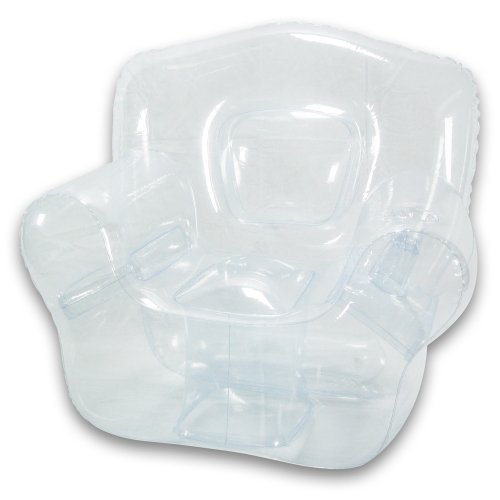 Bubble Inflatables Crystal Inflatable Chair, Clear