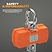 2000kg/4000lbs Industrial Crane Scale, Aluminum Alloy Hanging Scale w/Remote Control, Rechargeable Industrial Crane Scale w/Large LED Display