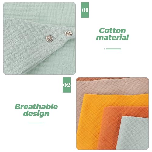 Bavoirs pour repas Veemoon : la solution en coton pour protéger les habits - 4