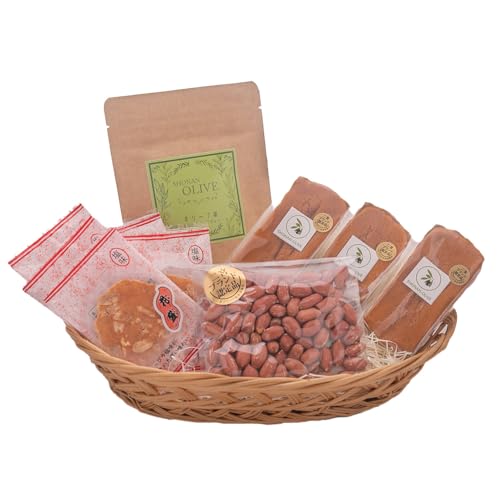 二宮町の特産品『にのみやブランド』詰合せセット[No.101]/ 二宮ブランド 湘南オリーブ 相州落花生 シフォンケーキ リーフティー 健康茶 せんべい 煎餅 プレゼント 贈り物 贈答 神奈川県