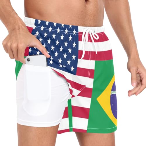 Bañador ligero para hombre con bolsillo integrado que evita el calor