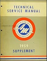 1959 AMC Rambler & 1959-1960 American Repair Shop Manual Original Supplement B00435L2AA Book Cover