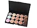15 Colors Cosmetics Cream Contour Foundation Concealer Palette Kit with 11pcs Bamboo Brush