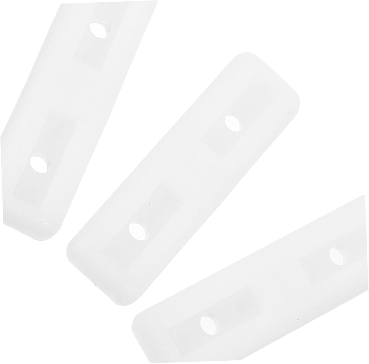 Mikinona 200pcs Rectangular Chair Feet Bumpers Furniture Leg Pads Chair Leg Pads for Hardwood Floors