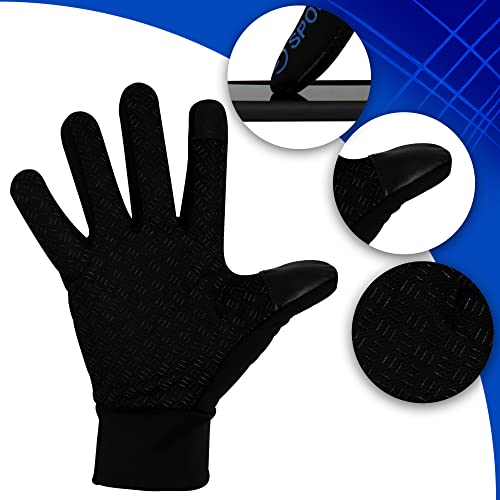 Image of ZaySoo Biking Cycling Water Resistant Outdoor Athletic Touch Screen Full Gloves - Blue