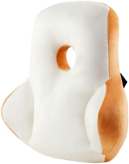 Soft Suede Backrest Lumbar Support Pad Office Chair Long mterm Sitting Pillow