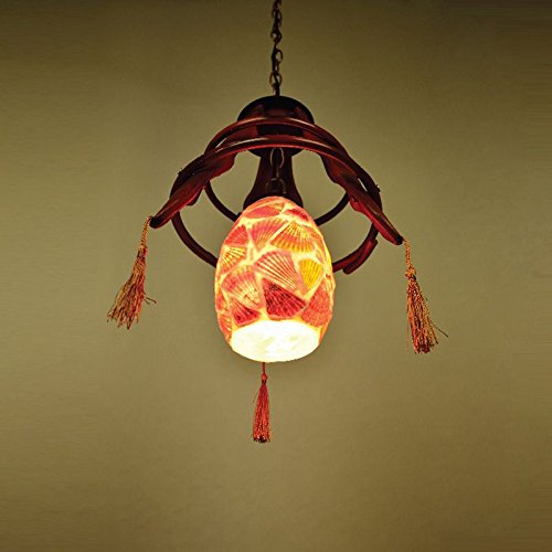 Creative Shell lampe à suspension en bambou au design unique