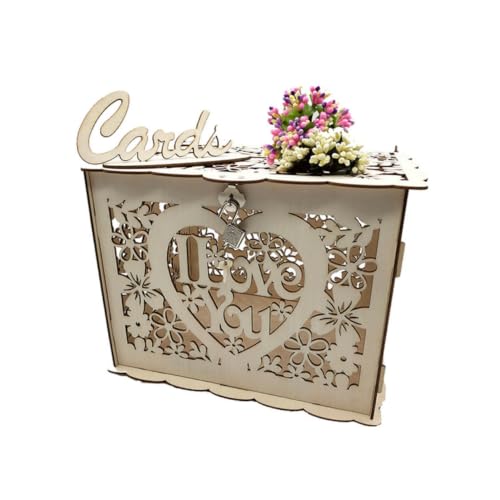 Caja de madera para bodas donde proteger los deseos más alegres de tus invitados 7