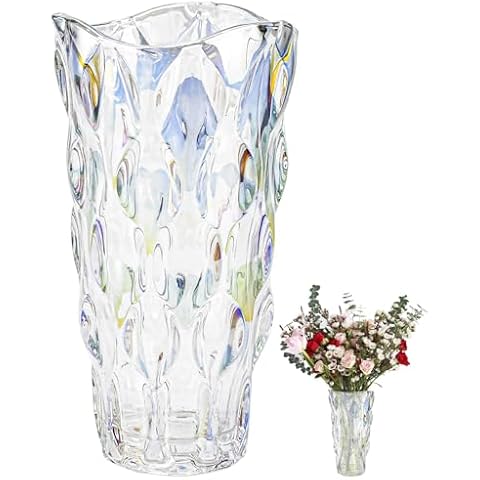 YBCCBY Large Crystal Glass Flower Vase thumbnail