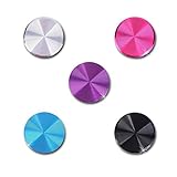 SODIAL(R)5 PCS High Class Spiral Metal Home Buttons Stickers for Apple iPhone 5 5g 5c 5s 4 4s iPad 1 2 New iPad 3 4 iPad air 5 iPad Mini Mini 2 iTouch ipod