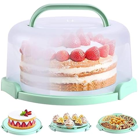 Ohuhu Cake Container Plastic Cover Lid Cover